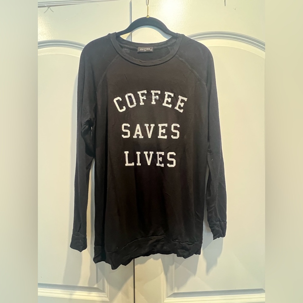 Black Coffee Saves Lives Sweater